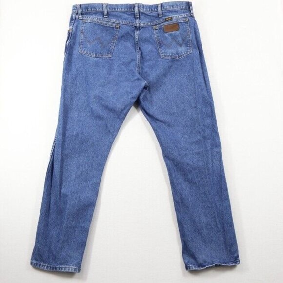 Wrangler Jeans Mens 42x32 Blue Western Cowboy Cut 47MWZ Regular Fit - Picture 4 of 7